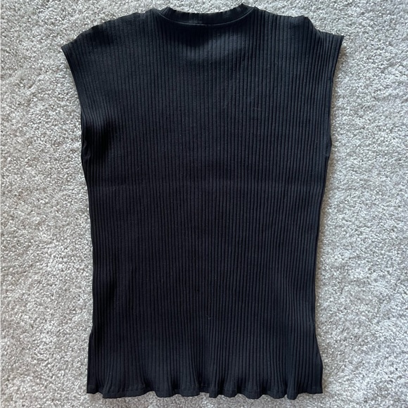 Eileen Fisher Ribbed Knit Top - Picture 6 of 7